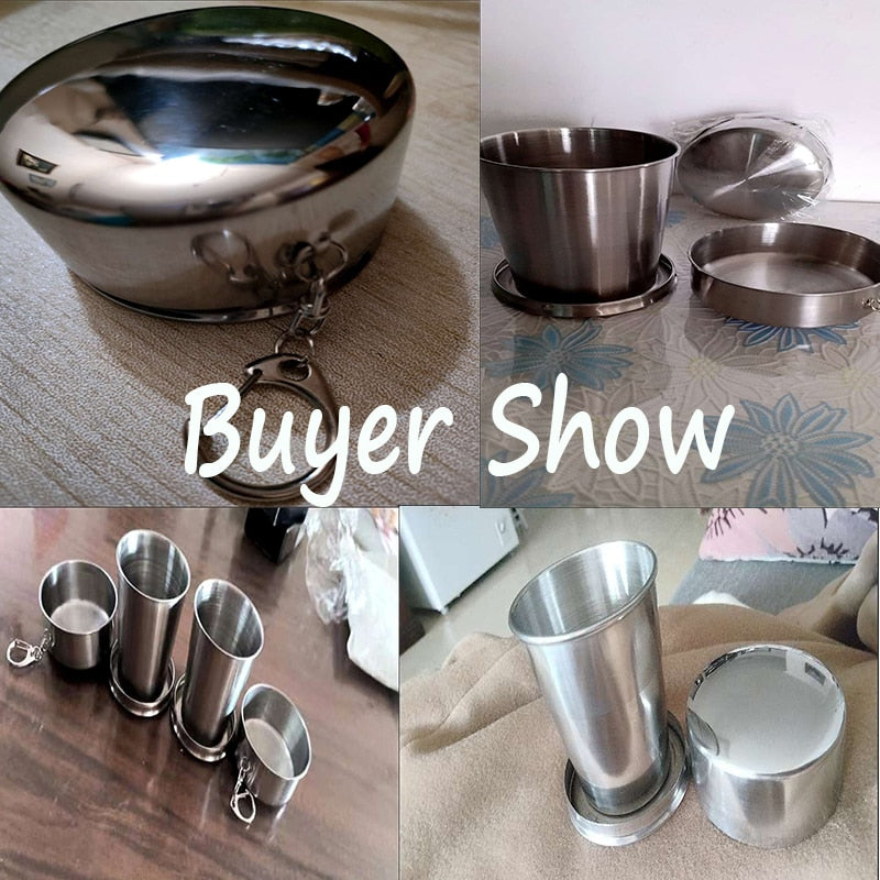 Stainless Steel Folding Cup